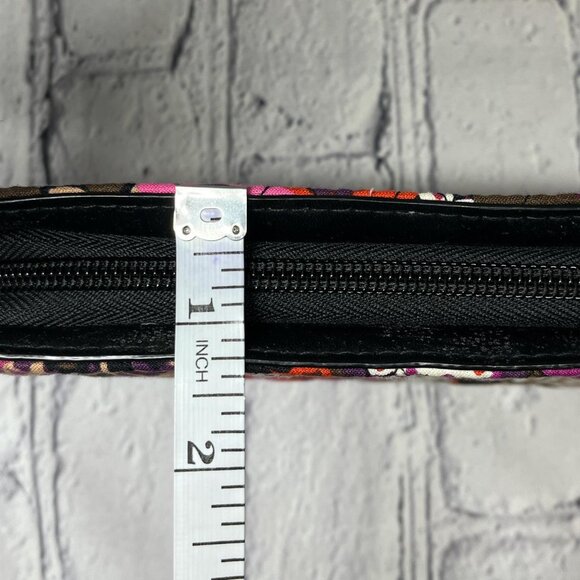 Vera Bradley zip around wristlet. Rosewood print. - Picture 7 of 7